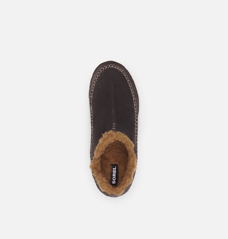 Sorel Manawan™ II - Mens Slippers Dark Brown - 397410GBY